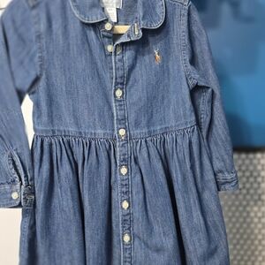 Ralph Lauren Classic Blue Kids Dress